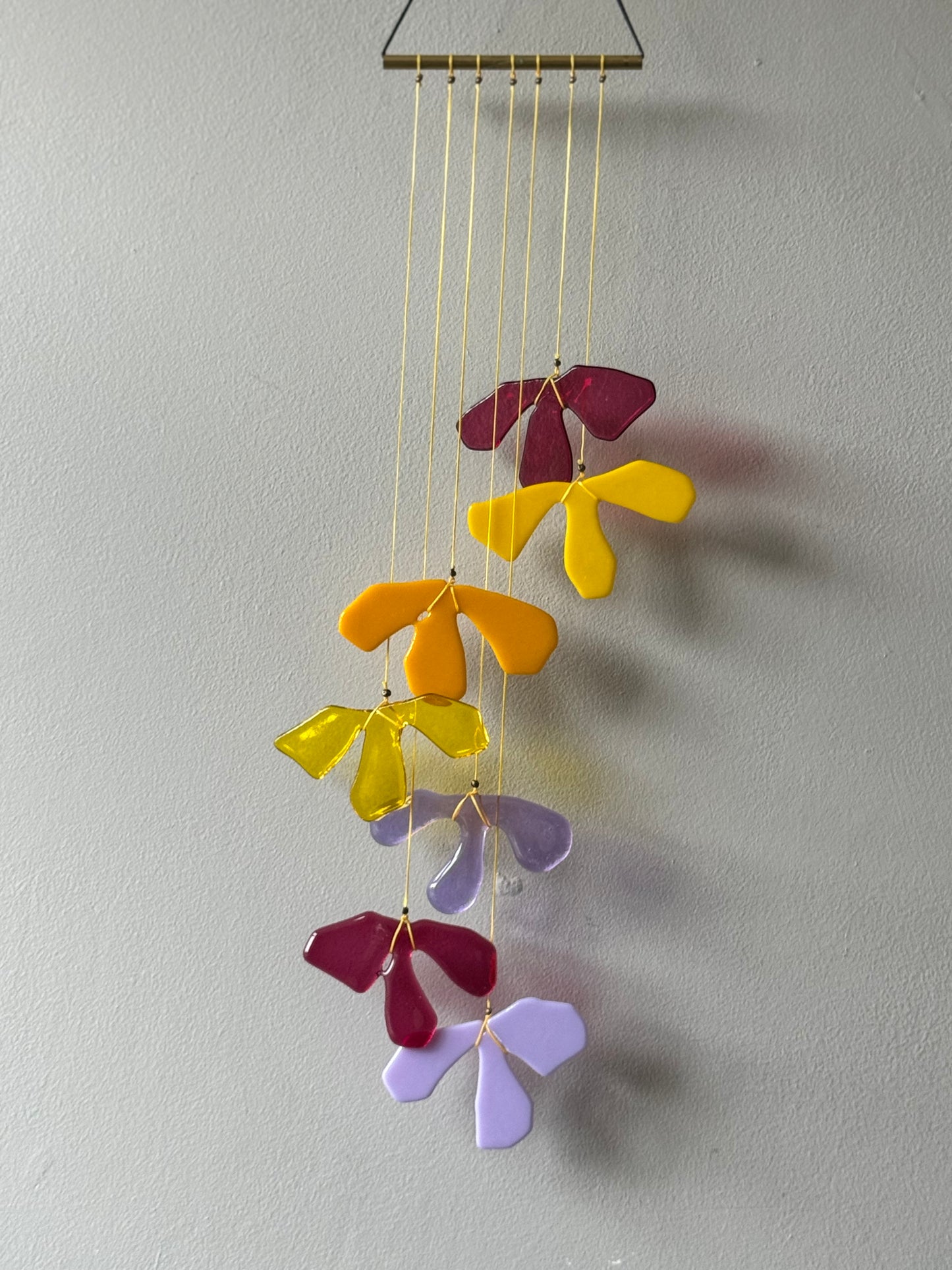 Petal 1 Fused Glass Sun Catcher