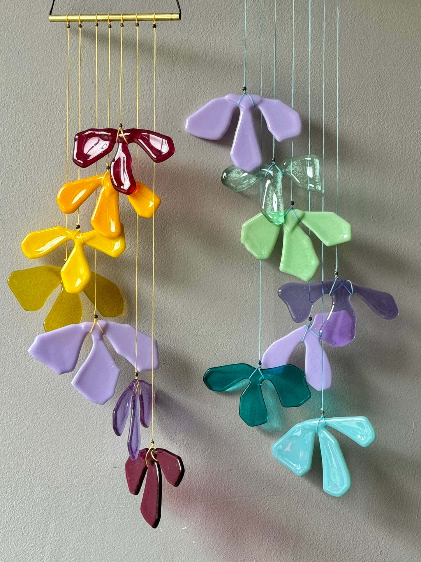 Petal 1 Fused Glass Sun Catcher