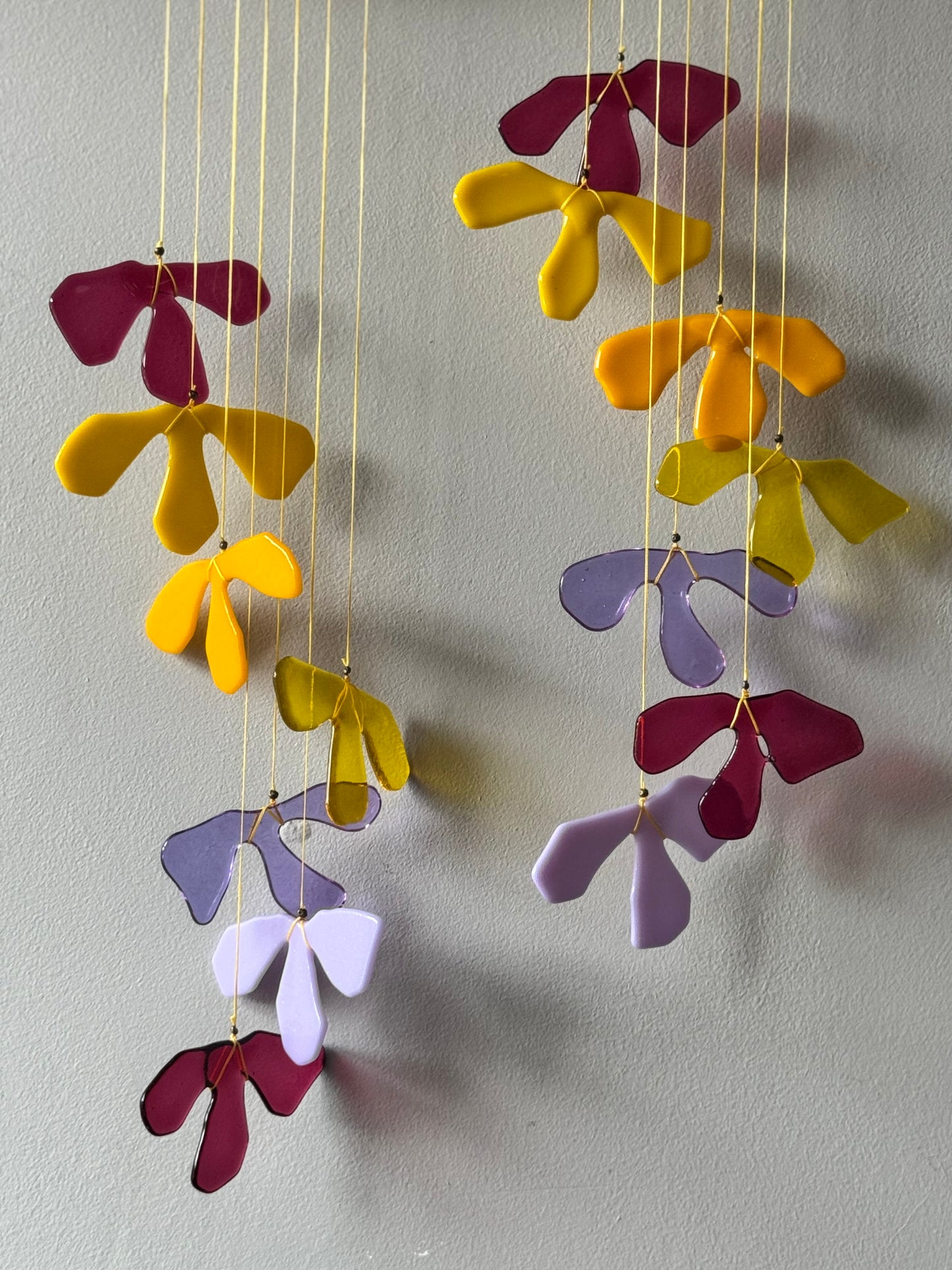 Petal 1 Fused Glass Sun Catcher