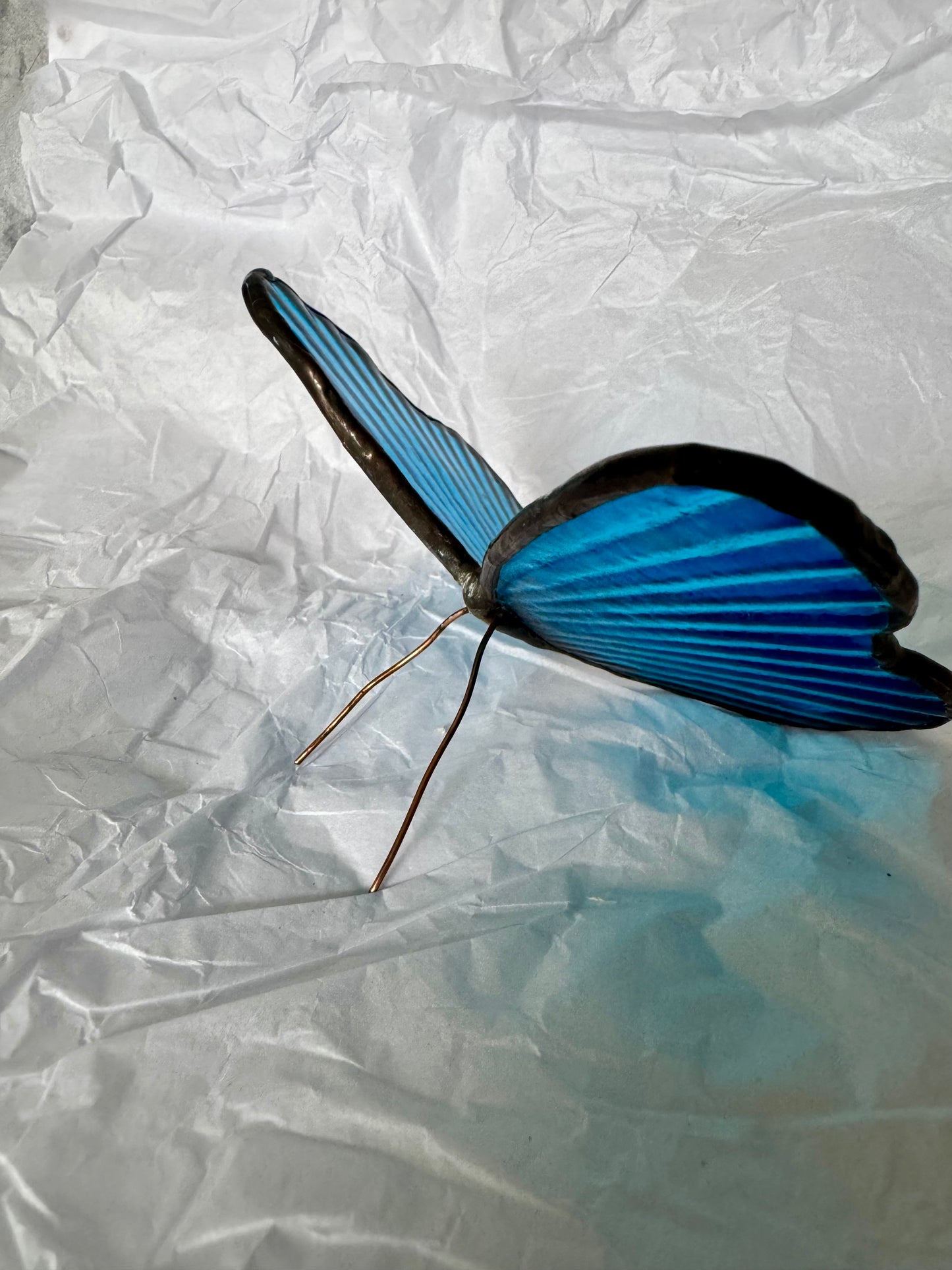 Morpho Butterfly Decorative Sculpture