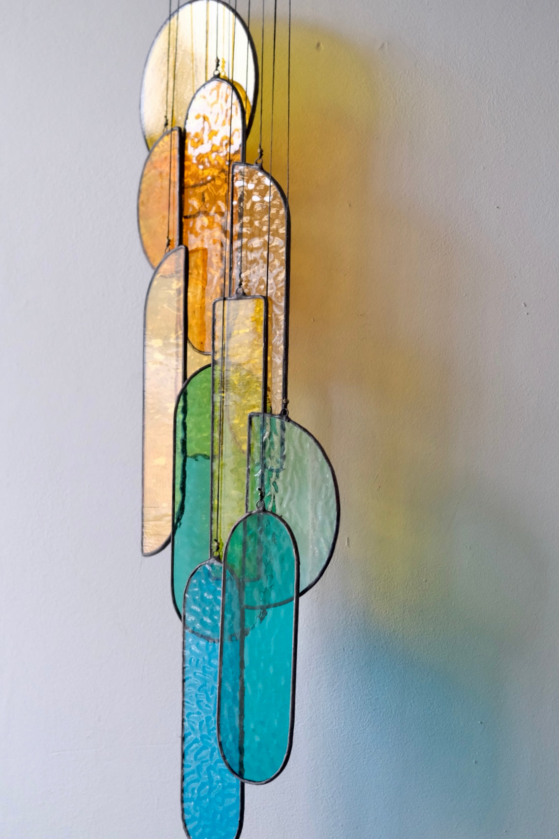 Autumn 1 Stained Glass Hanging Sculpture