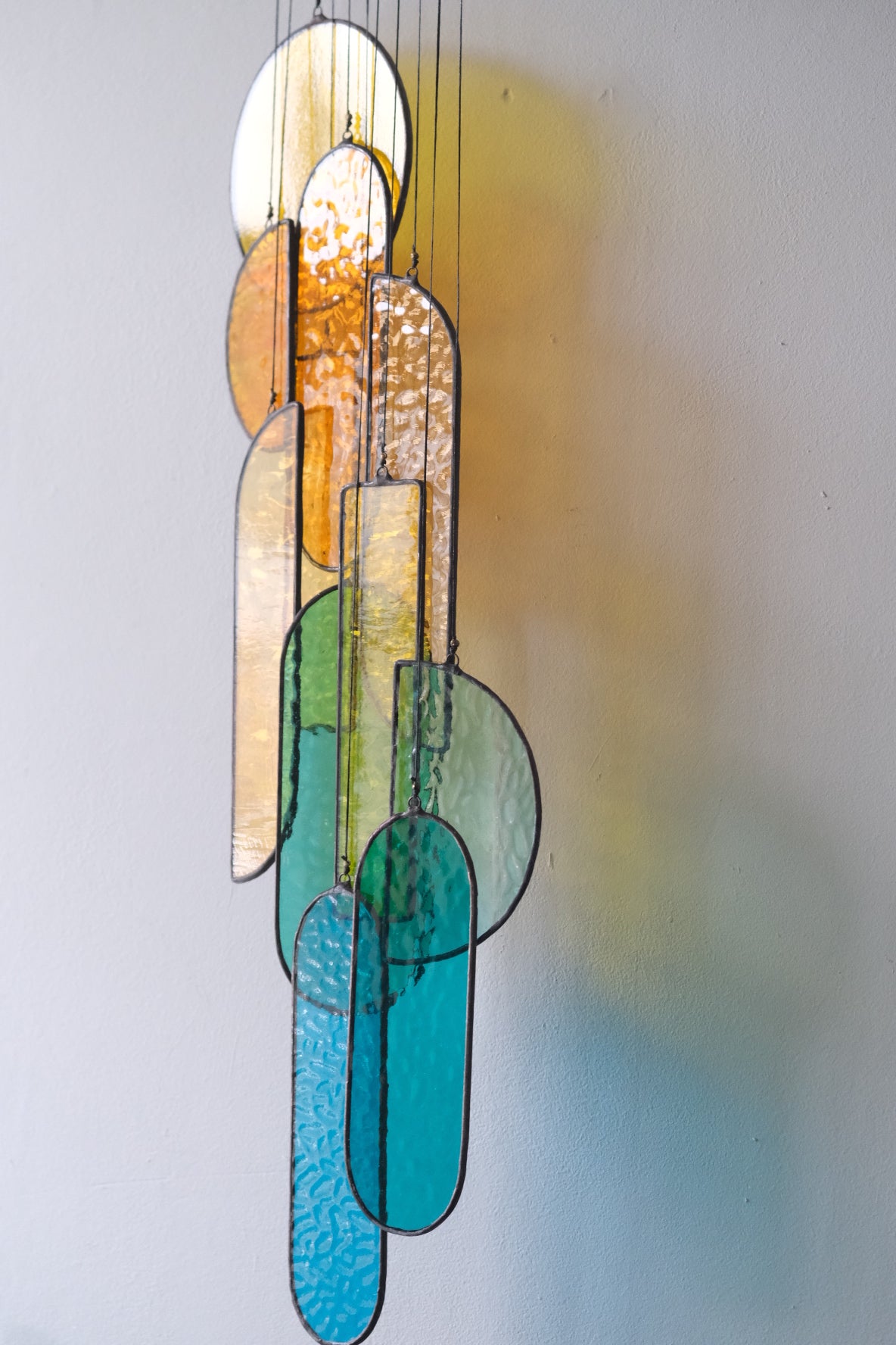 Autumn 1 Stained Glass Hanging Sculpture