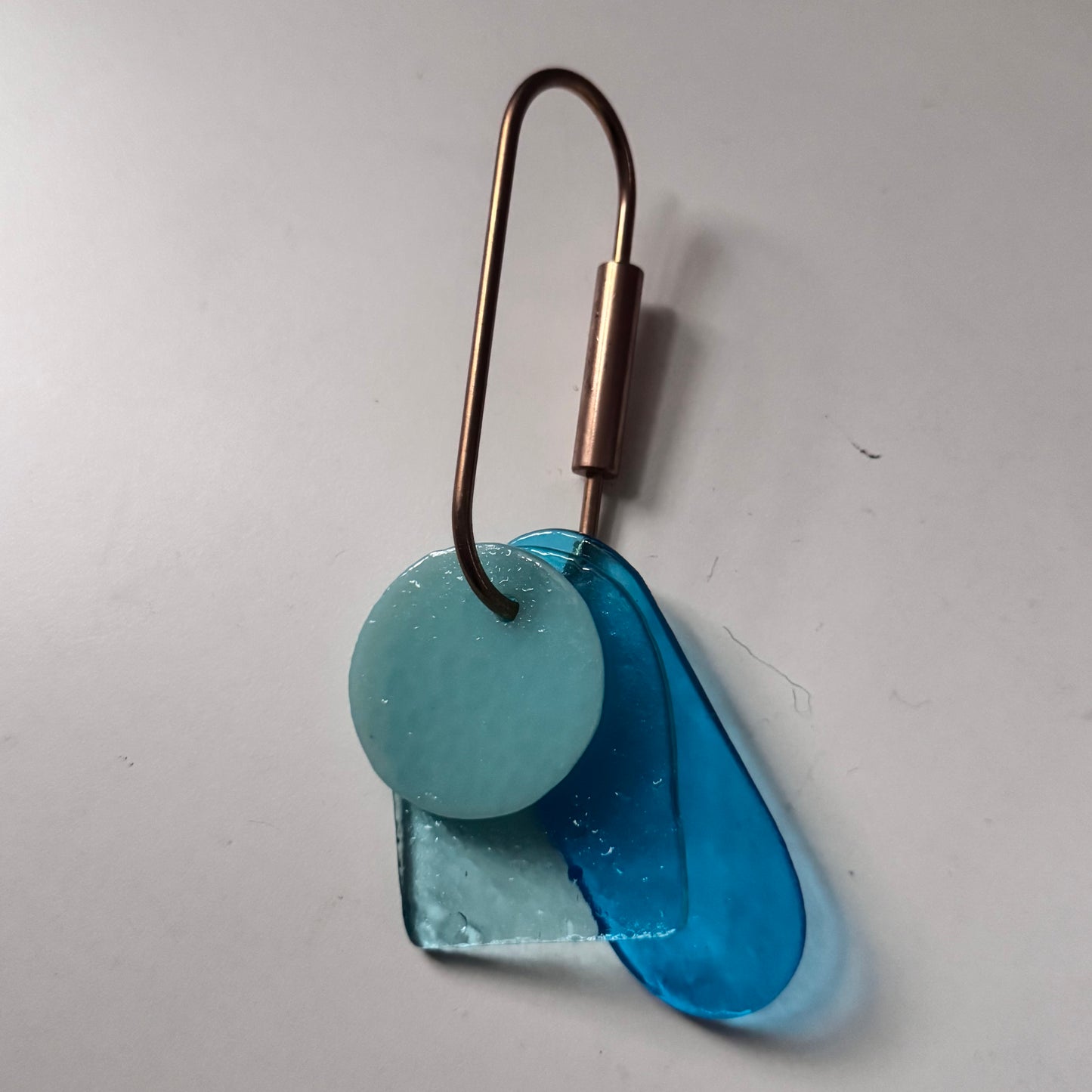 Glass Shapes Key Ring