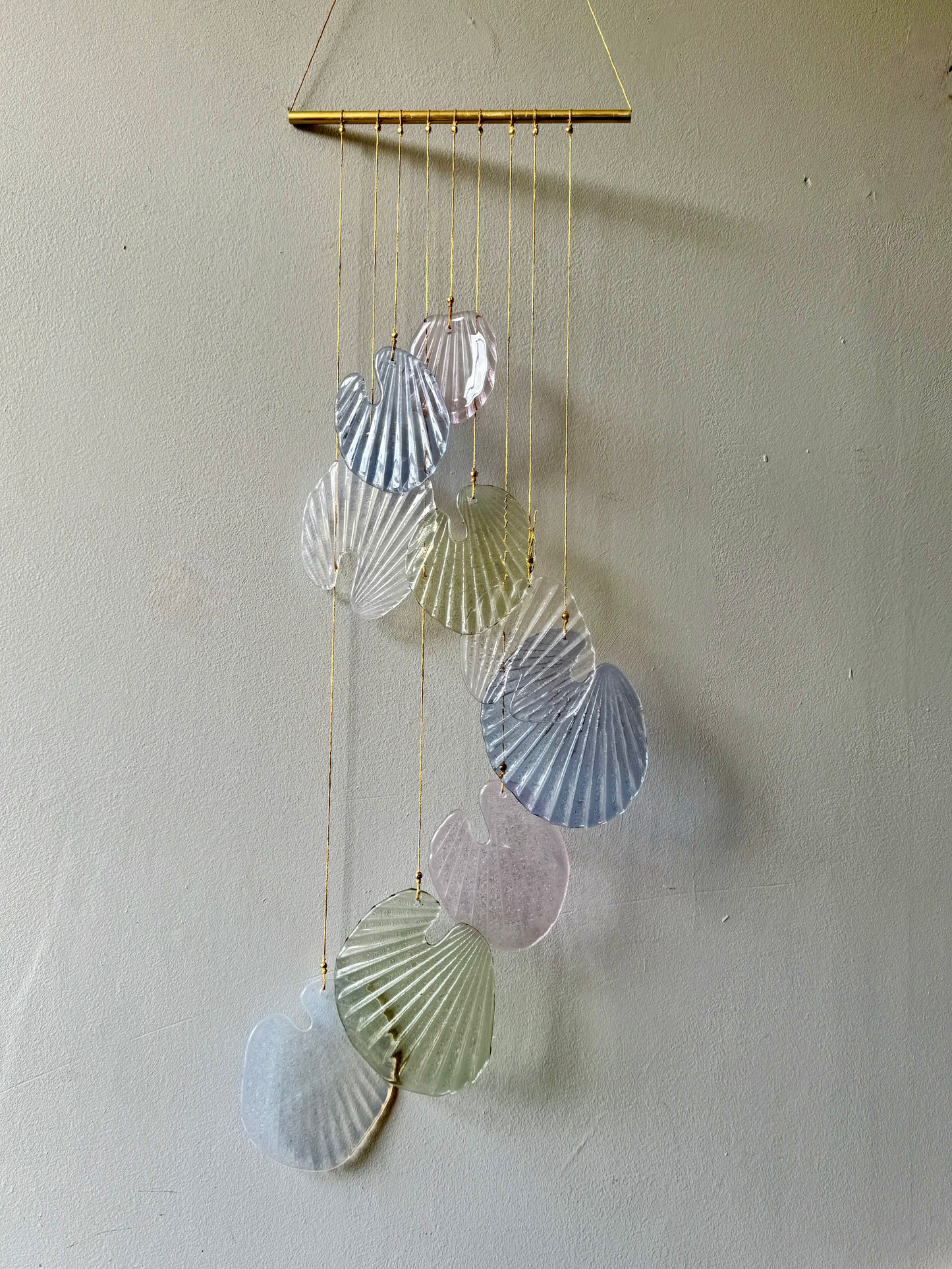 Leaf Fused Glass Sun Catcher