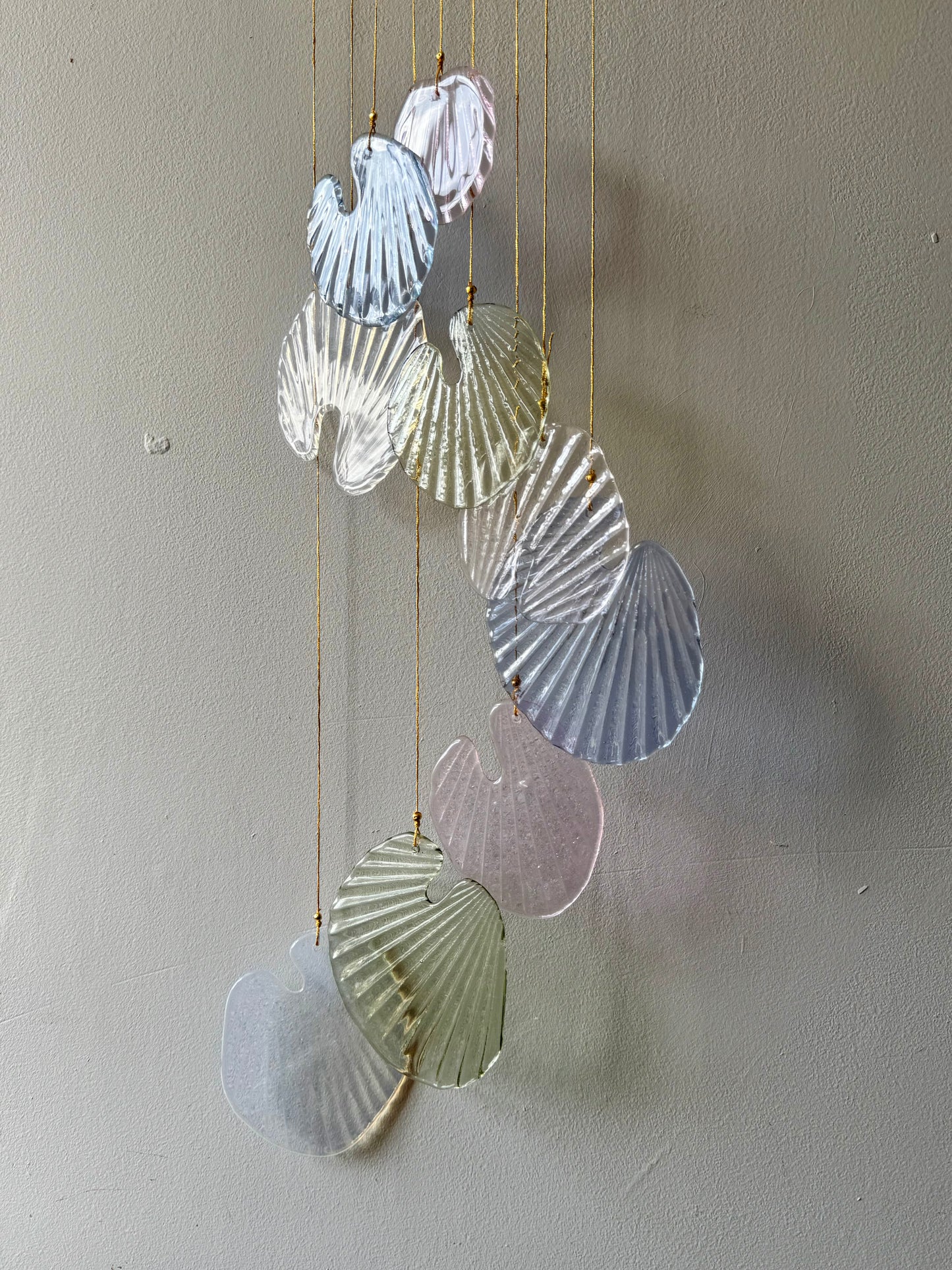 Leaf Fused Glass Sun Catcher
