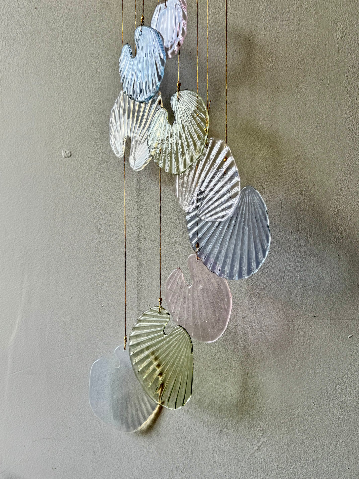 Leaf Fused Glass Sun Catcher