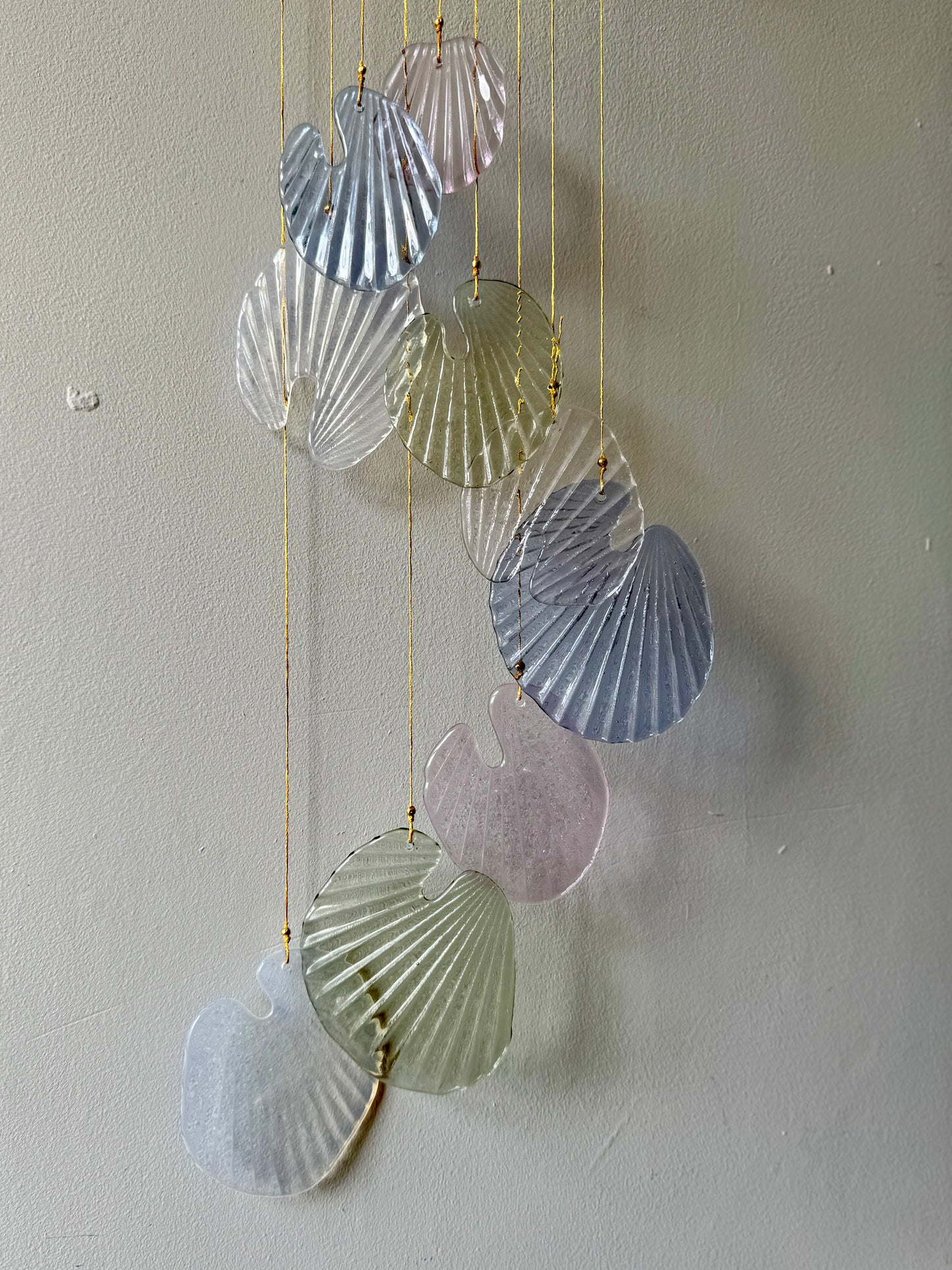 Leaf Fused Glass Sun Catcher