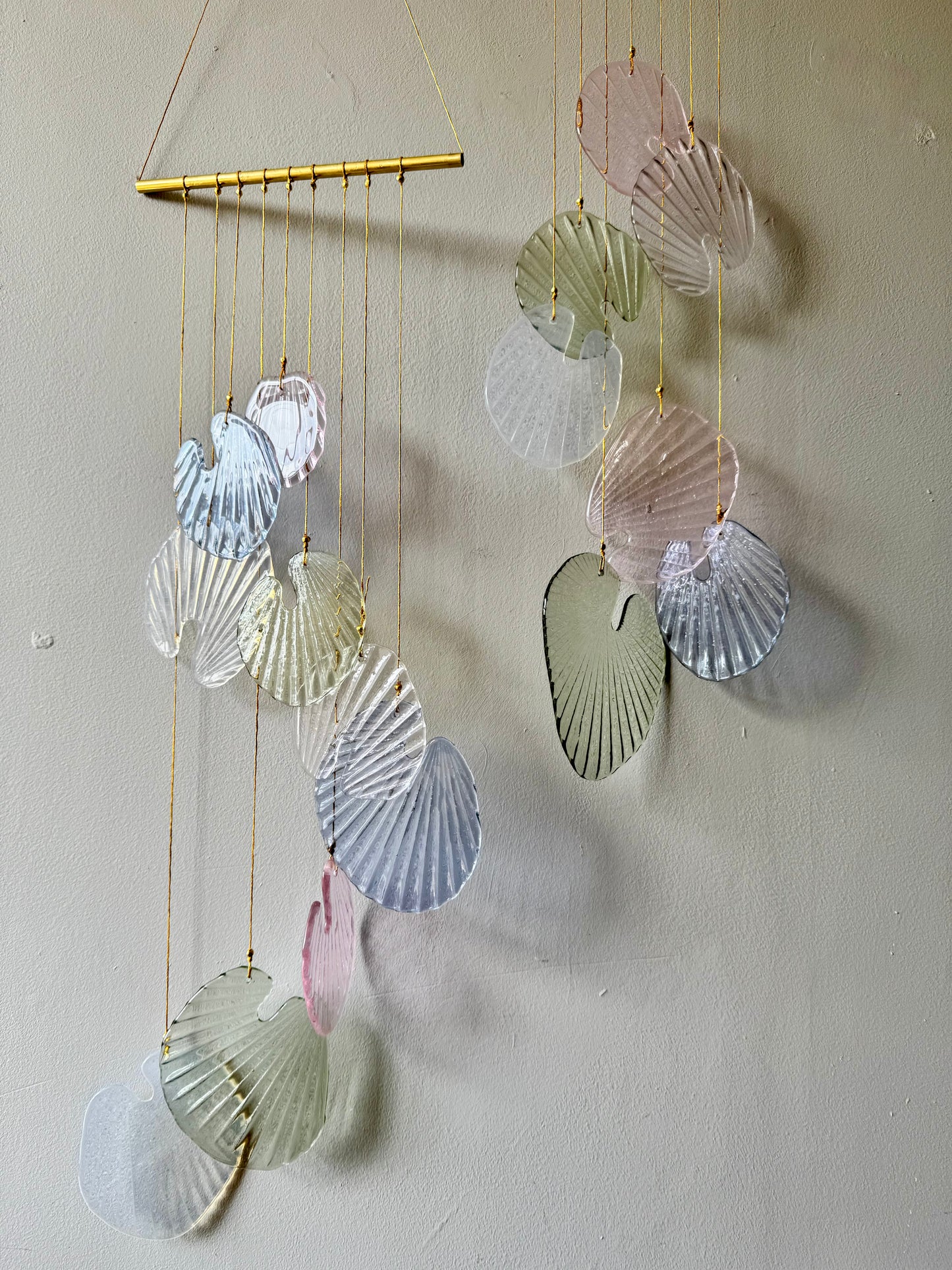 Leaf Fused Glass Sun Catcher