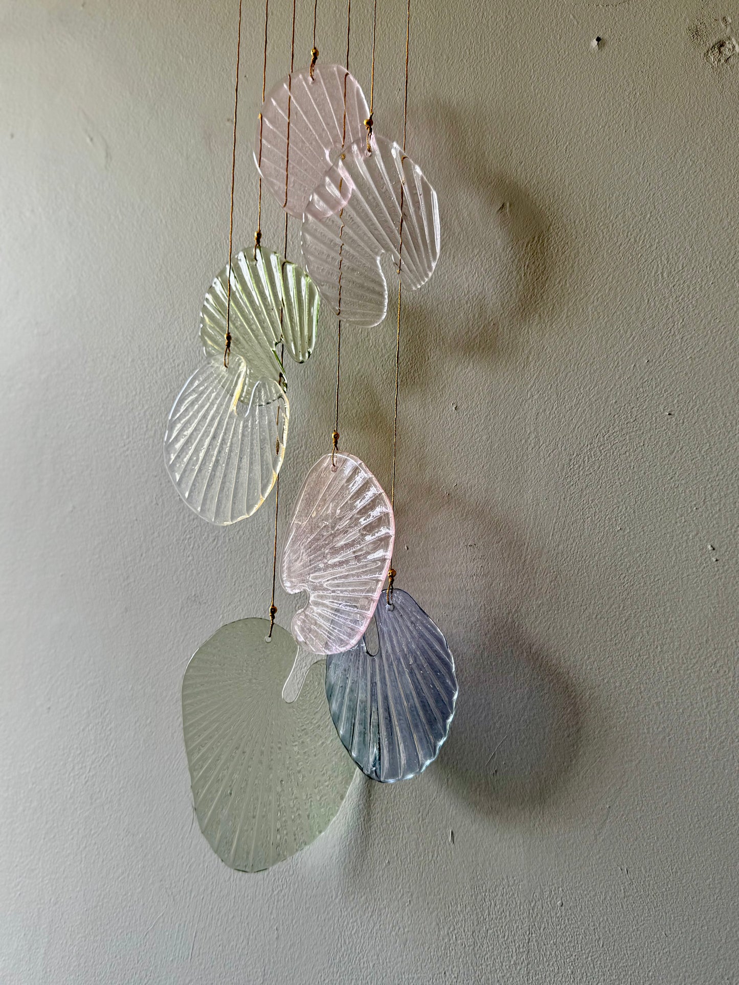 Leaf #2 Fused Glass Sun Catcher