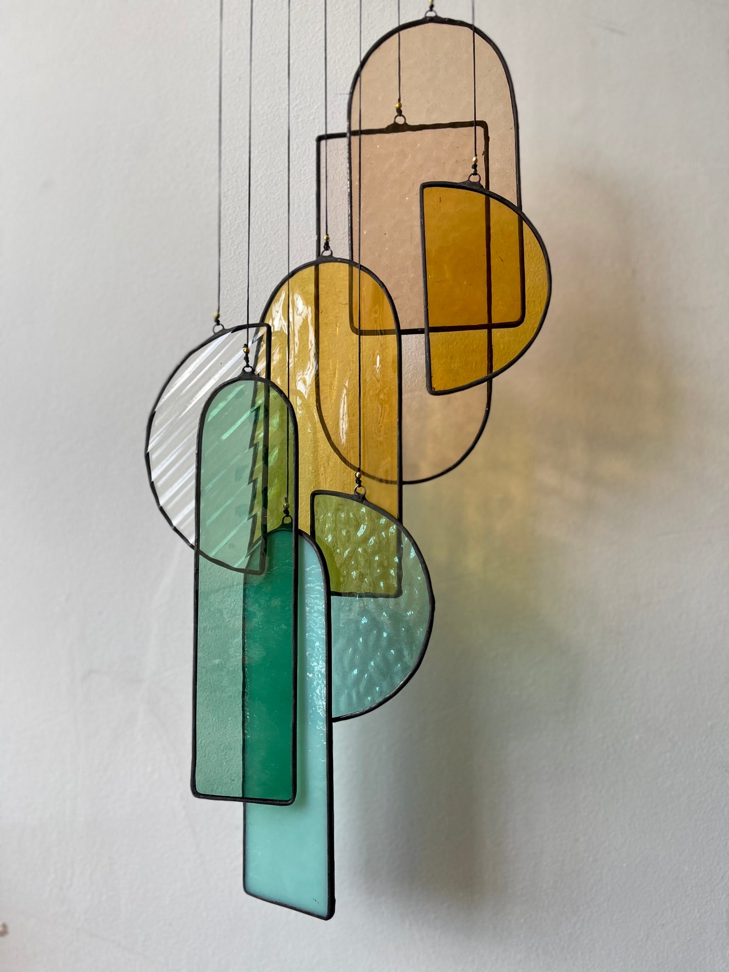 Autumn 3 Stained Glass Sun Catcher