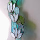 White Lotus Stained Glass Sun Catcher