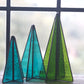 Sapin Trees Set of Three Teal