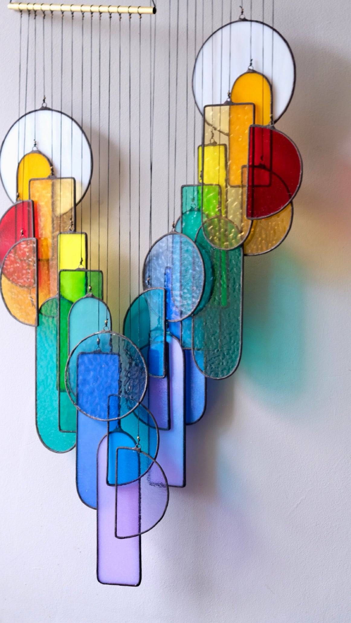 Sagrada Stained Glass Hanging Art