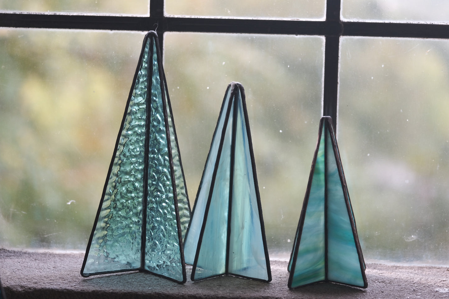 Sapin Trees Set of Three Pale Green