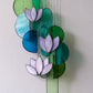 Purple Lotus Stained Glass Sun Catcher