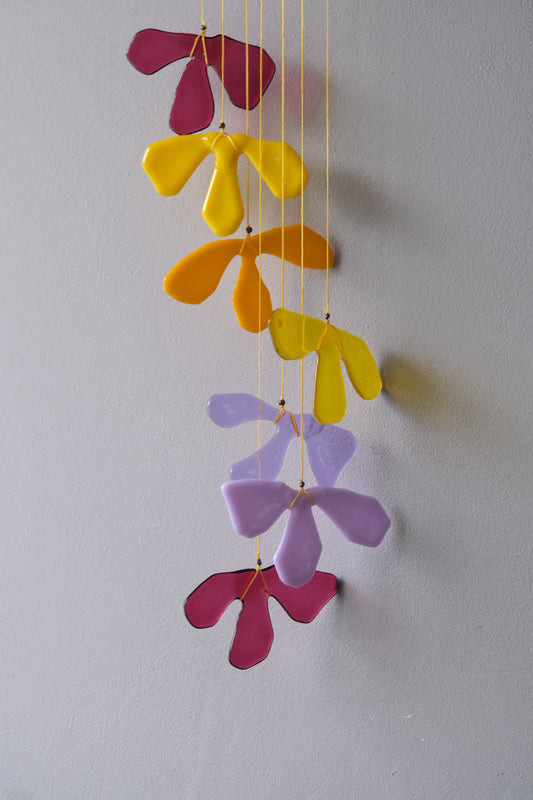 Petal 2 Fused Glass Sun Catcher