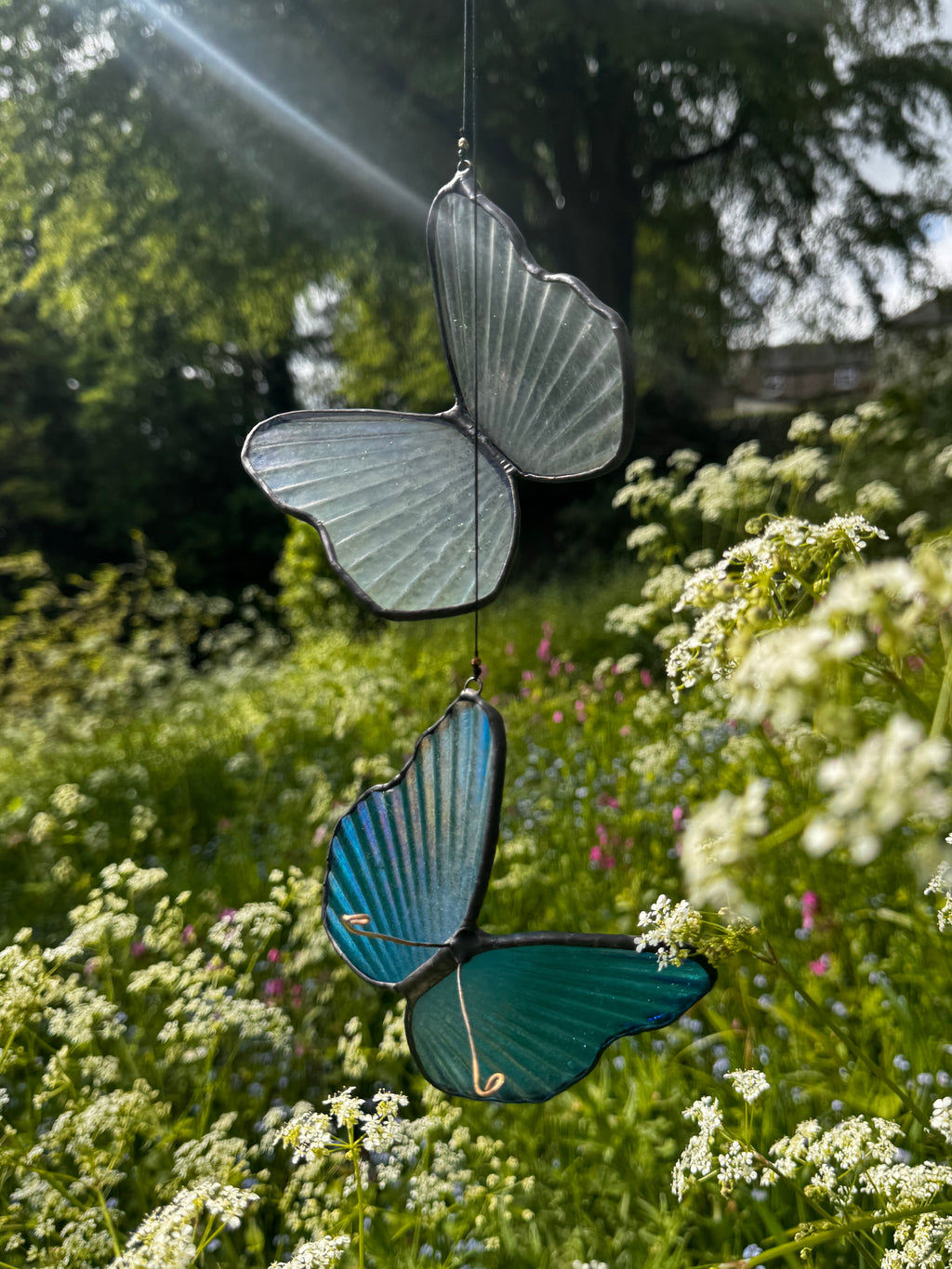 Morpho Butterfly Decorative Sculpture