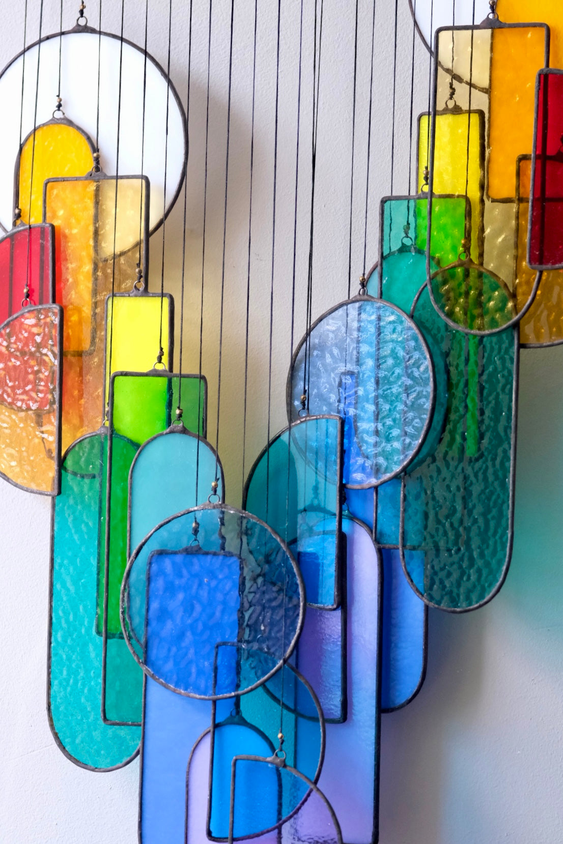 Sagrada Stained Glass Hanging Art