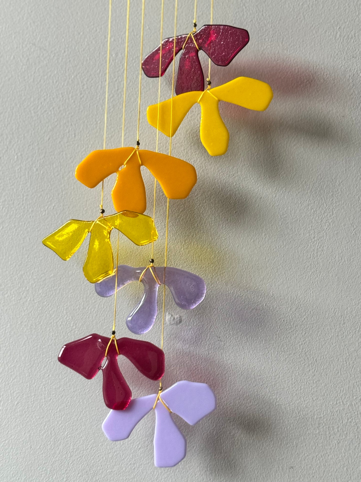 Petal 1 Fused Glass Sun Catcher