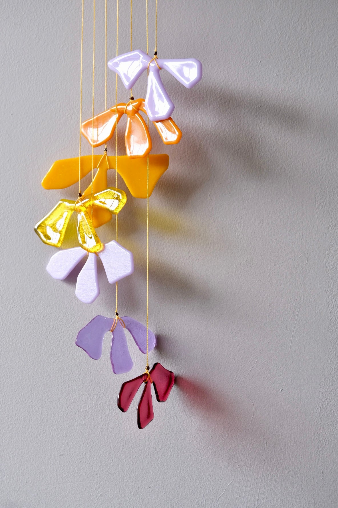 Petal 3 Fused Glass Sun Catcher