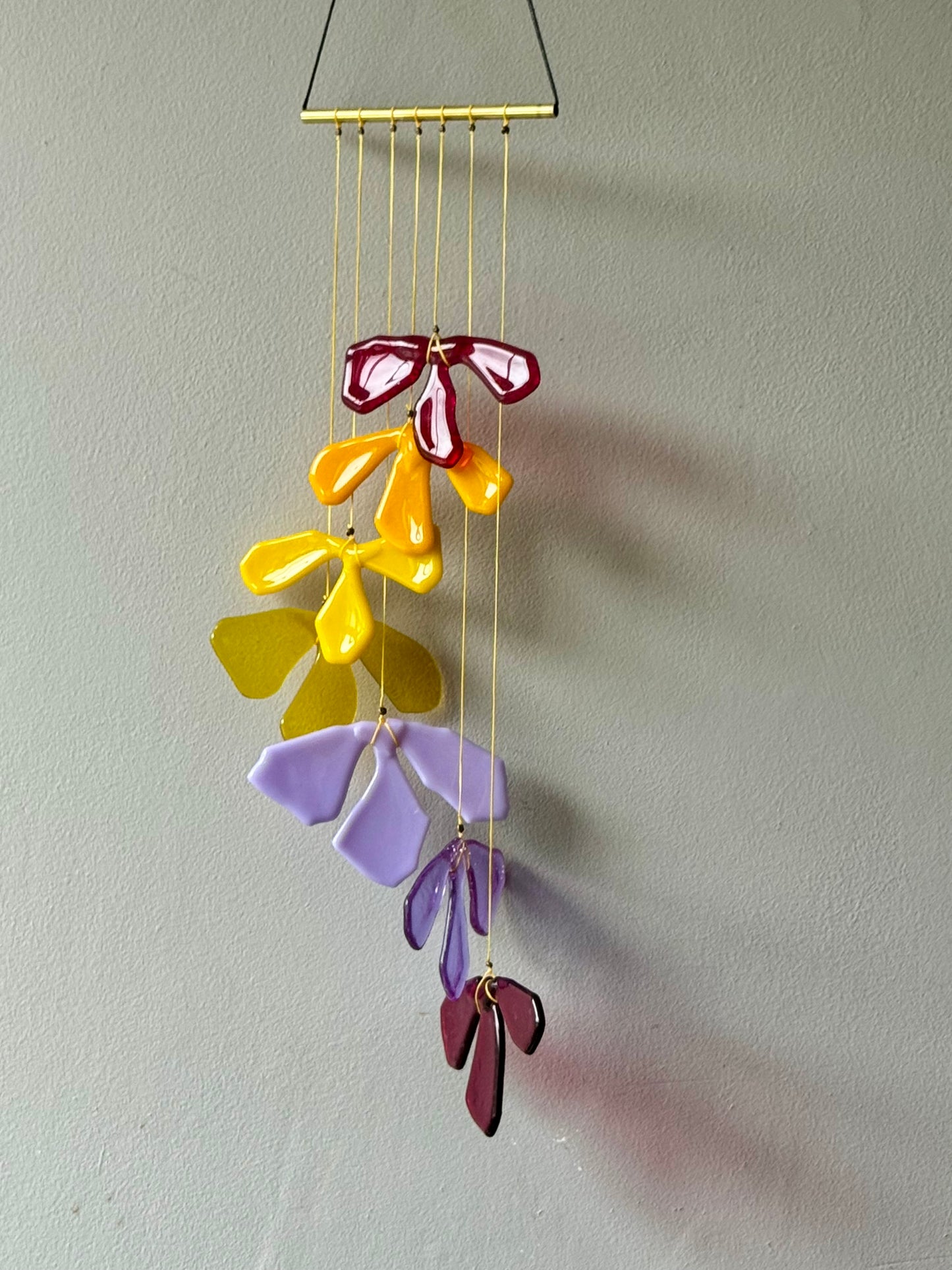 Petal 1 Fused Glass Sun Catcher