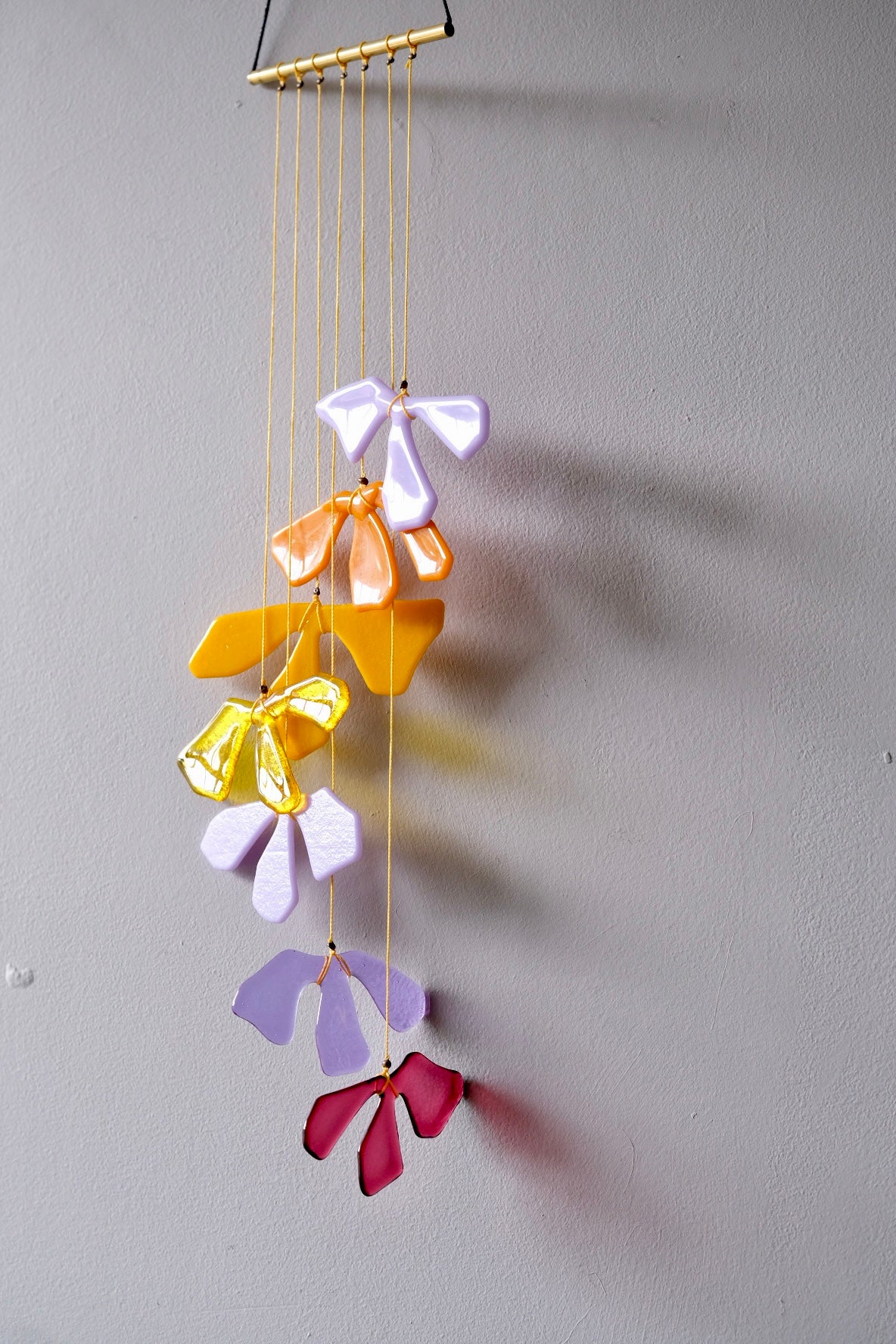 Petal 3 Fused Glass Sun Catcher
