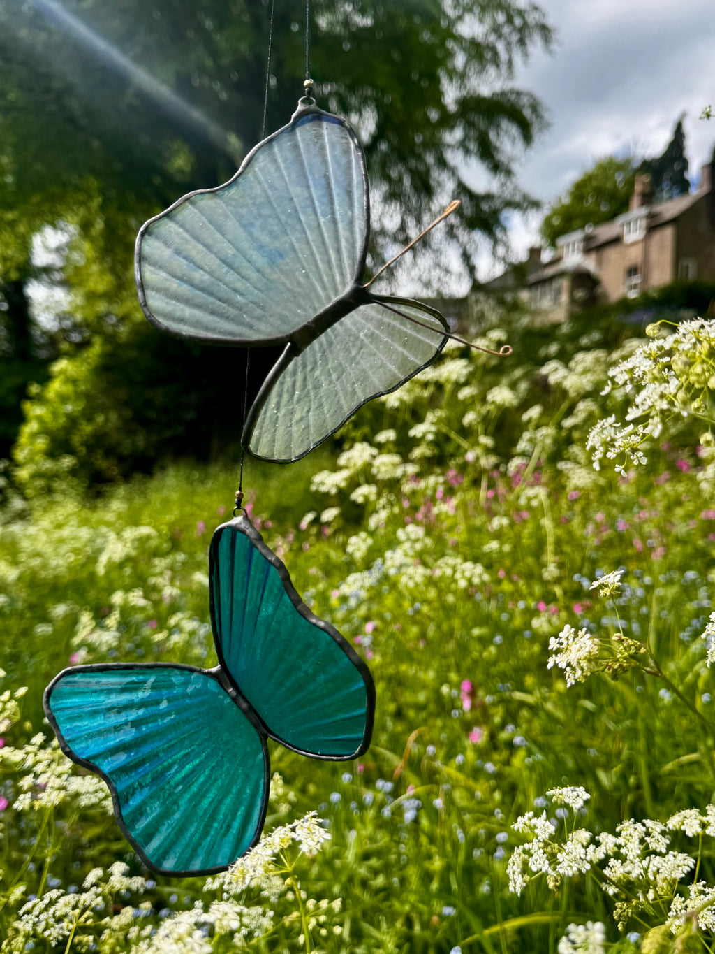 Morpho Butterfly Decorative Sculpture