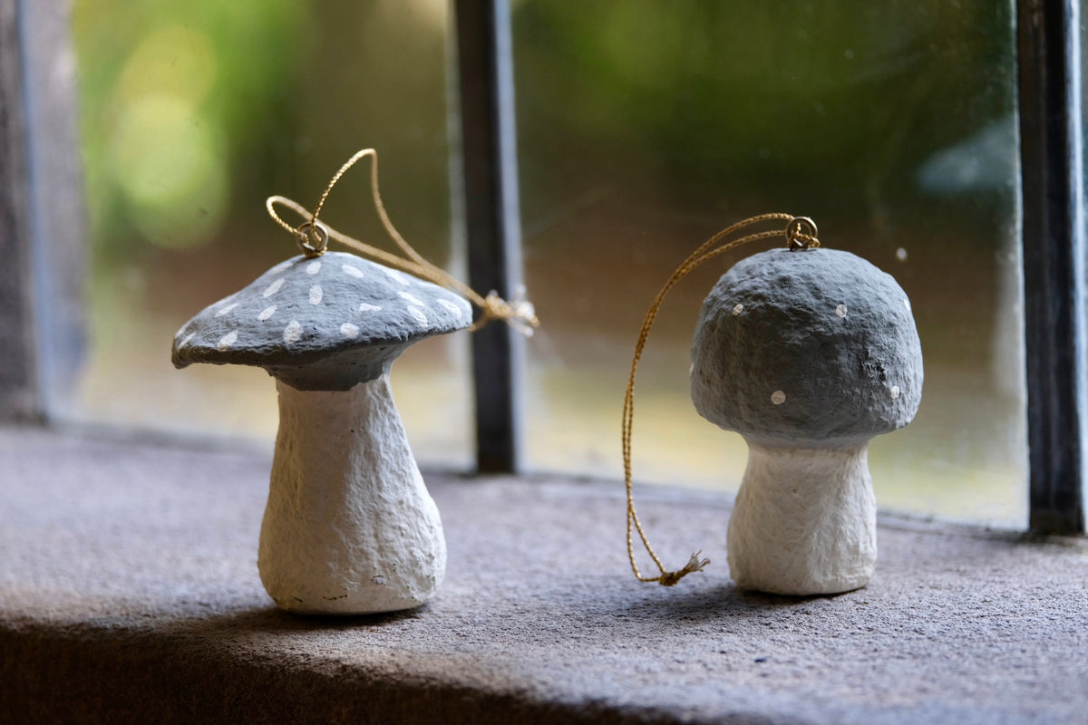Handmade Toadstool decorations