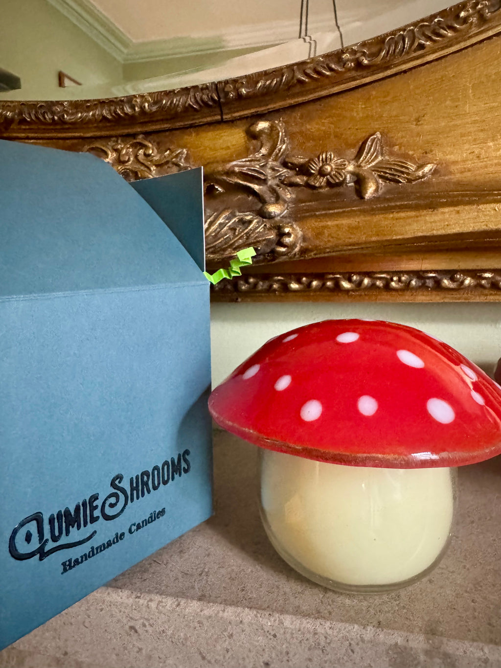 LumieShrooms Handmade Mushroom Candle