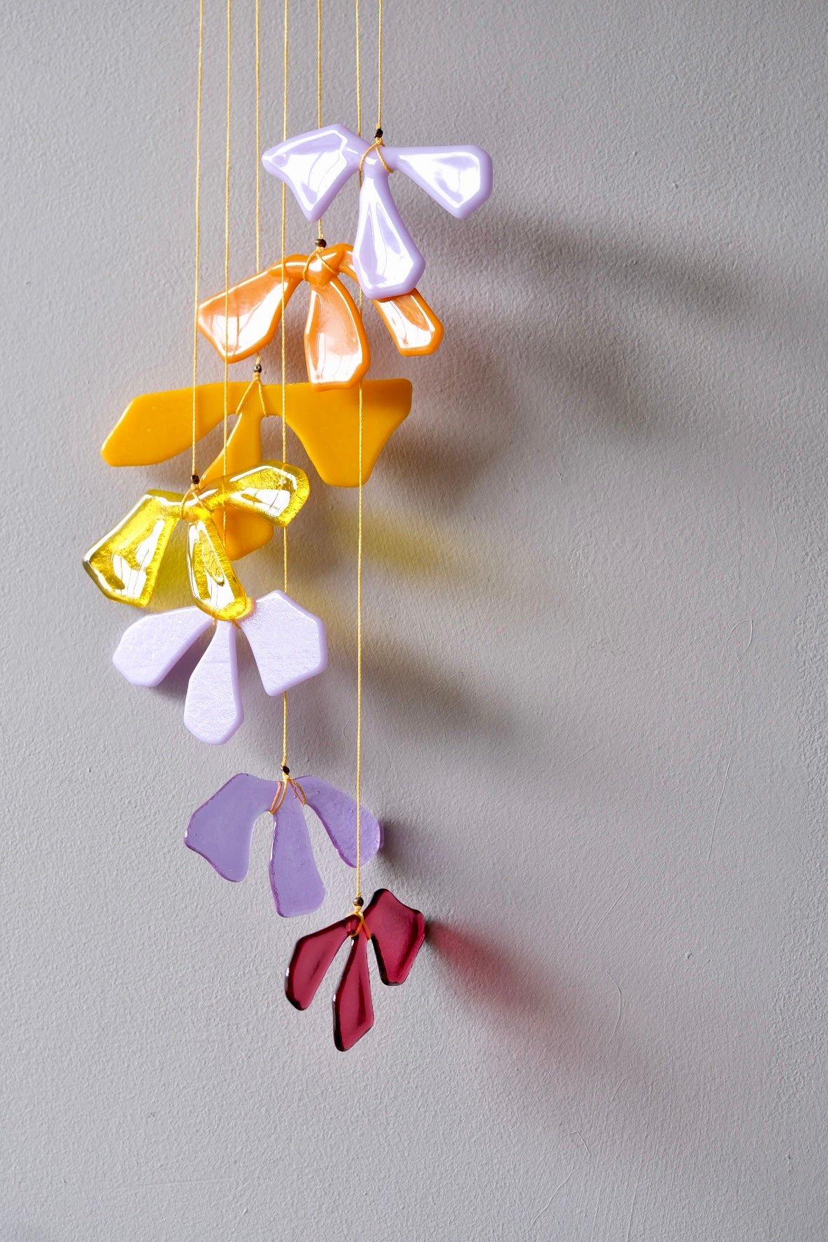 Petal 3 Fused Glass Sun Catcher