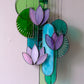 Purple Lotus Stained Glass Sun Catcher