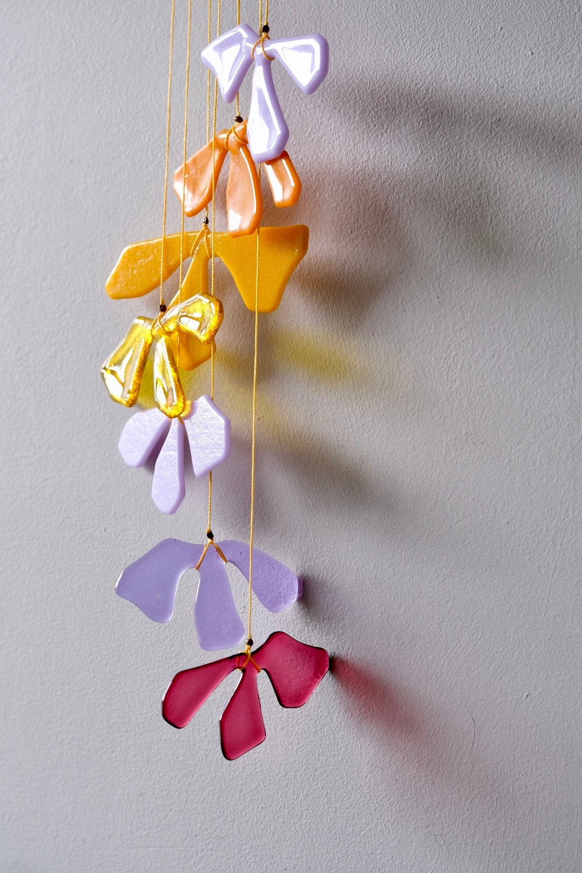Petal 3 Fused Glass Sun Catcher