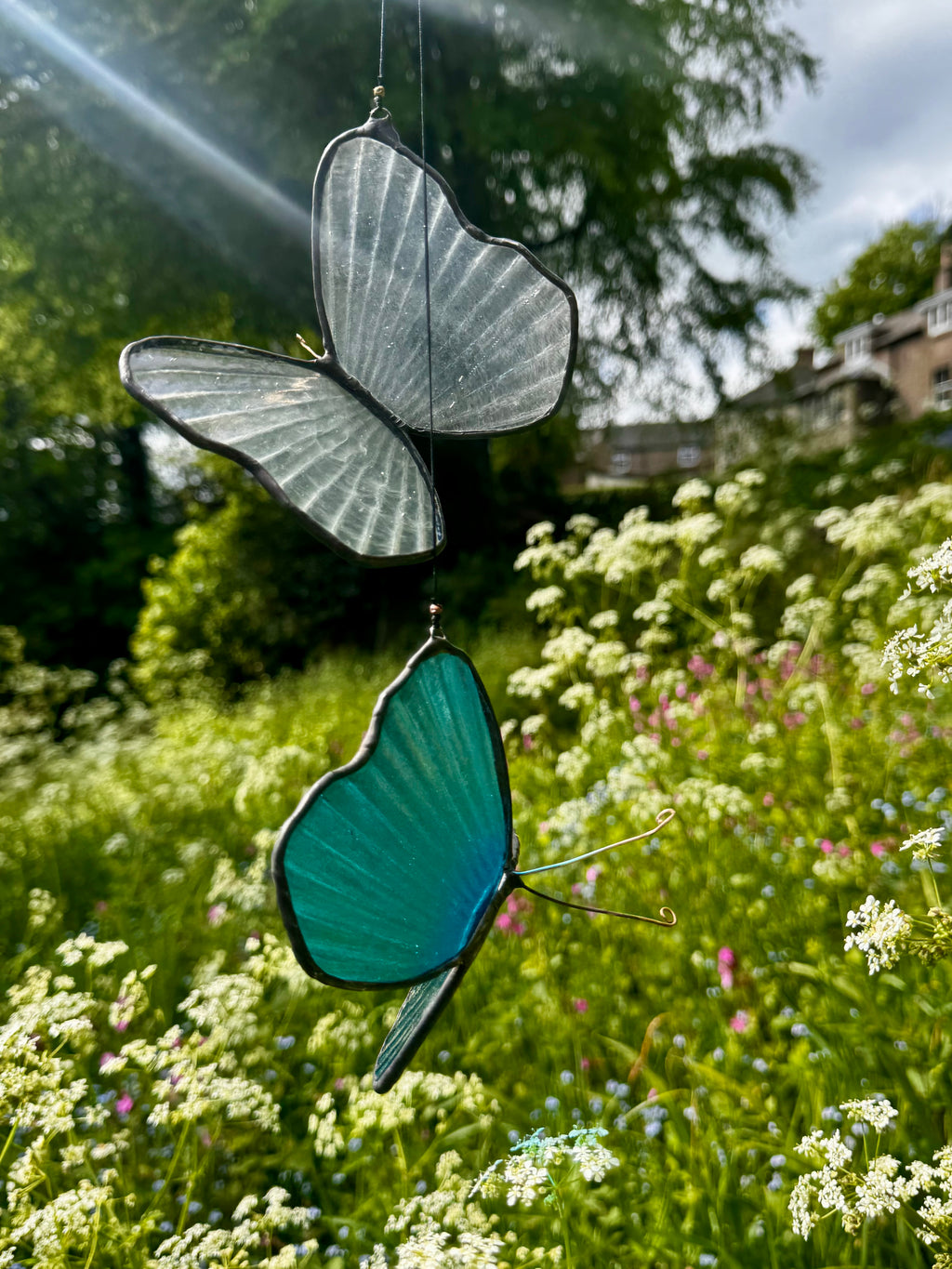 Morpho Butterfly Decorative Sculpture