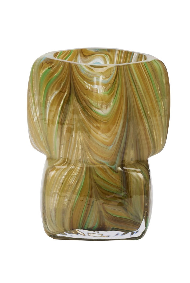 Square Swirl Vase