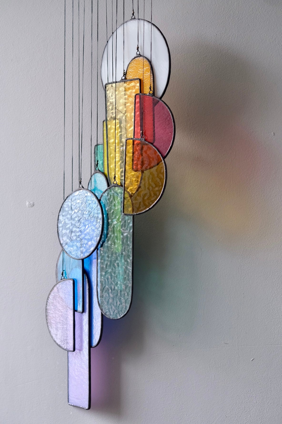 Sagrada Stained Glass Hanging Art