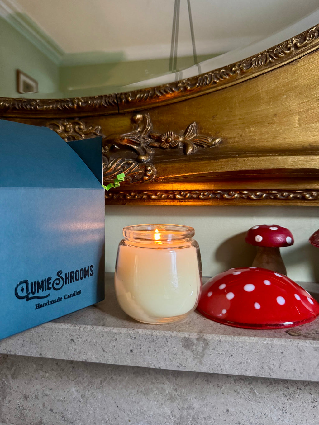 LumieShrooms Handmade Mushroom Candle