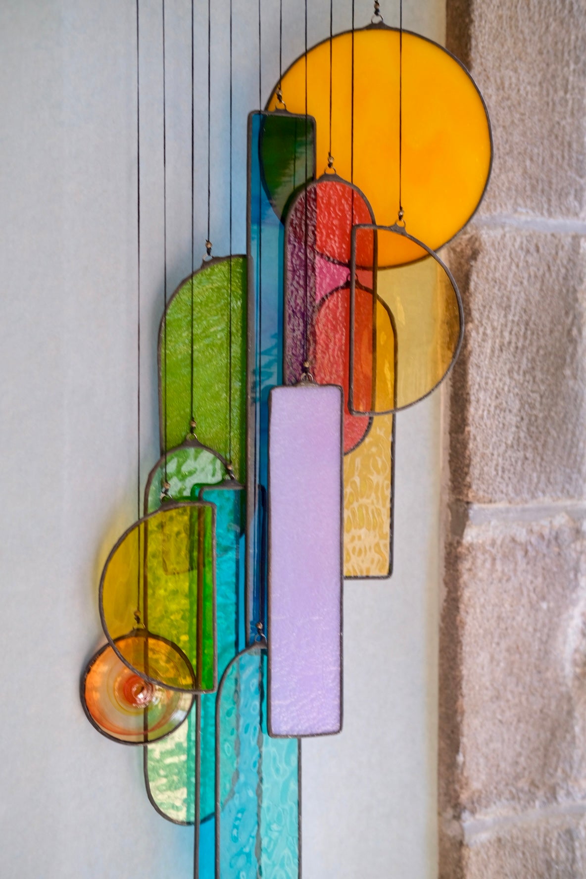 Fragments of Stained Glass Artwork #3