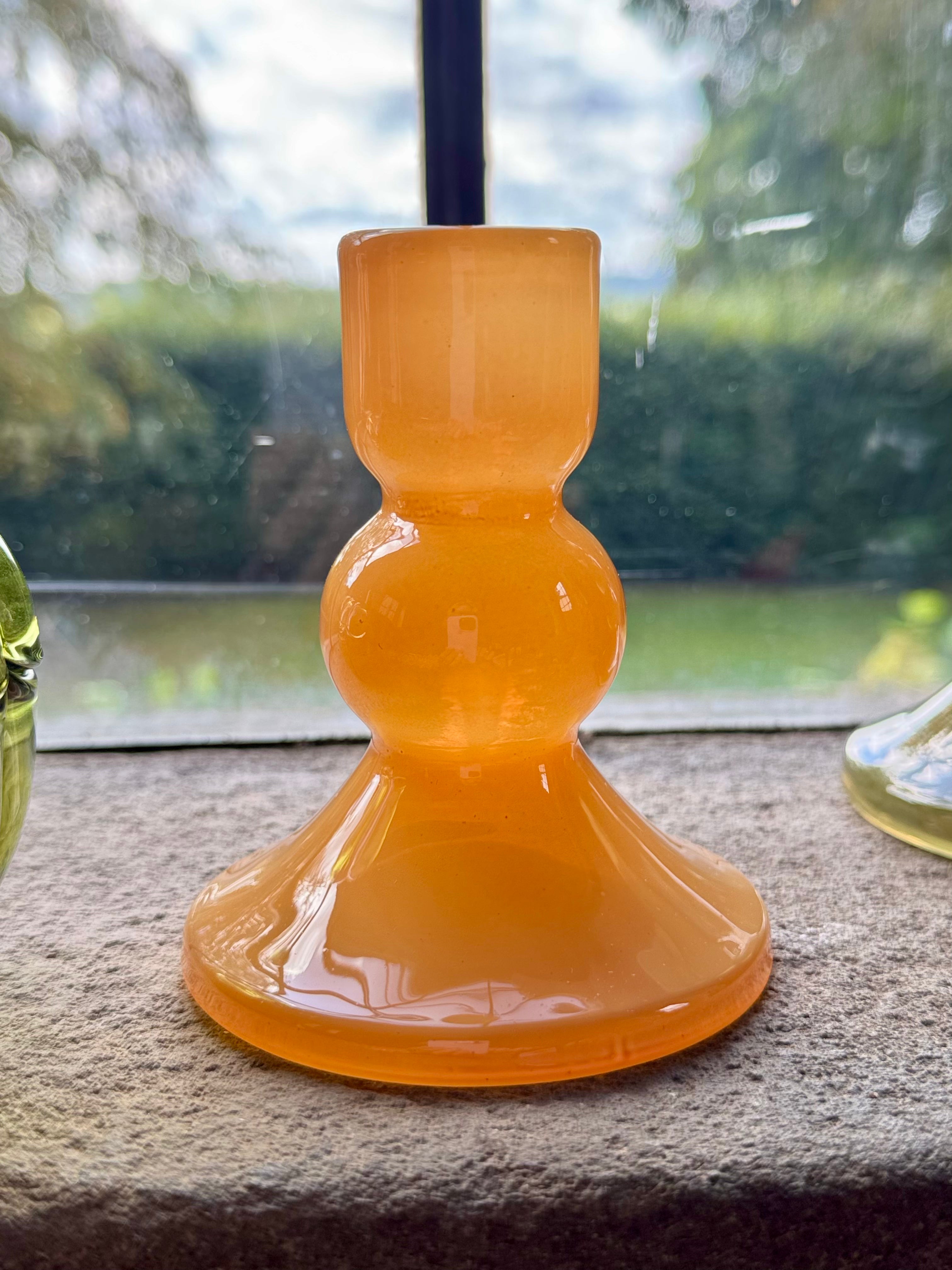 Small Bobbin Candle Holder