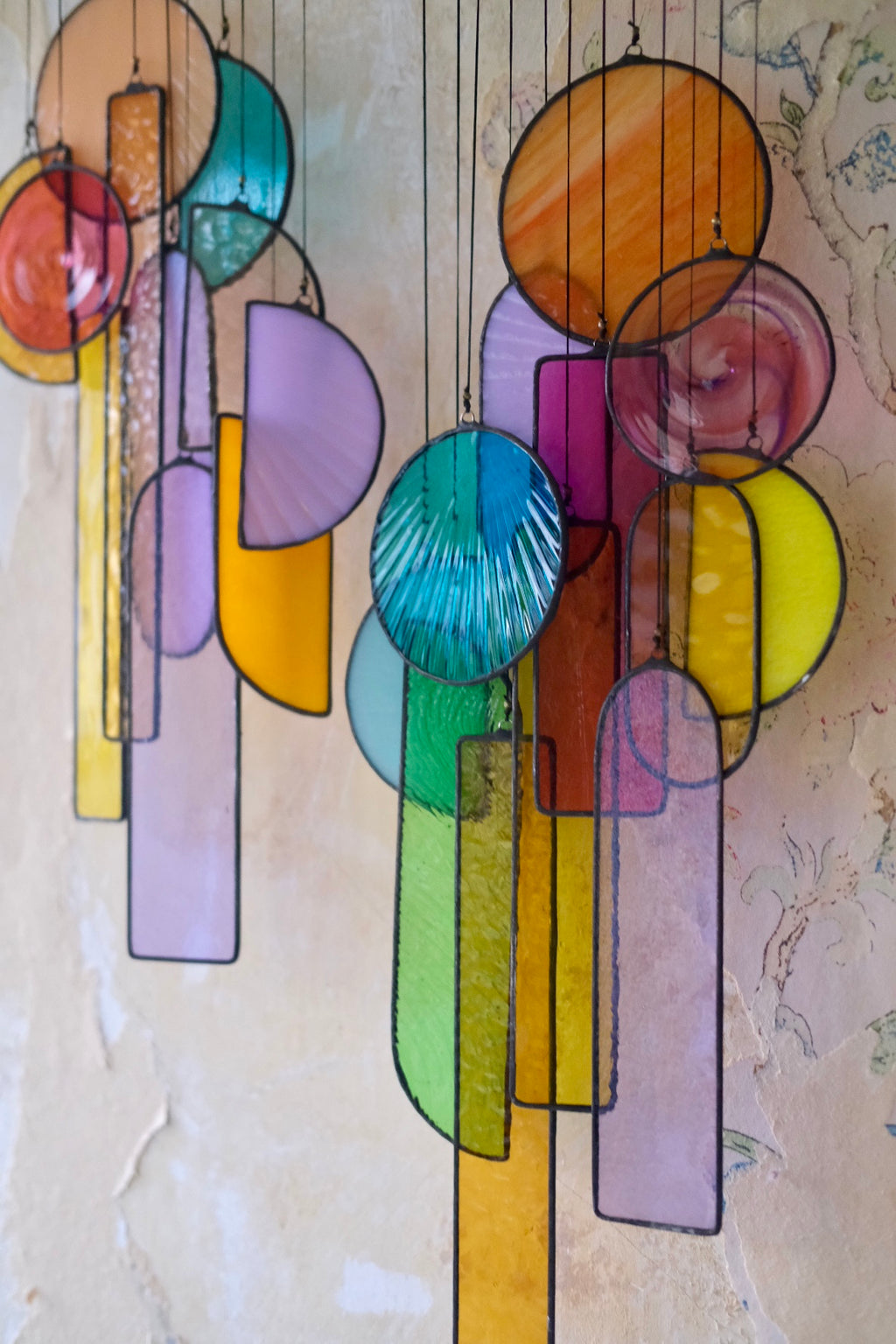 Fragments of Stained Glass Artwork
