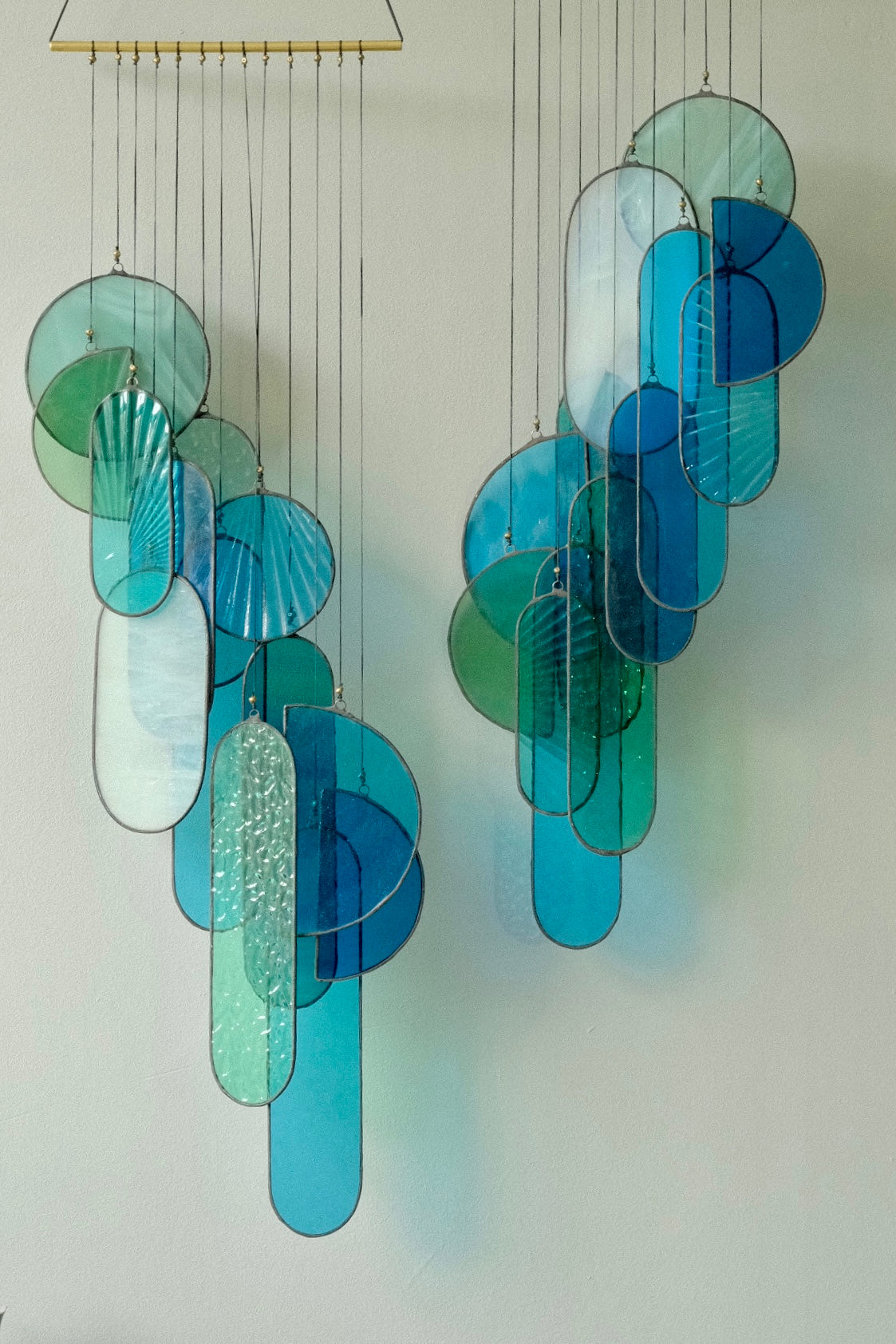 Ocean Stained Glass Sun Catcher