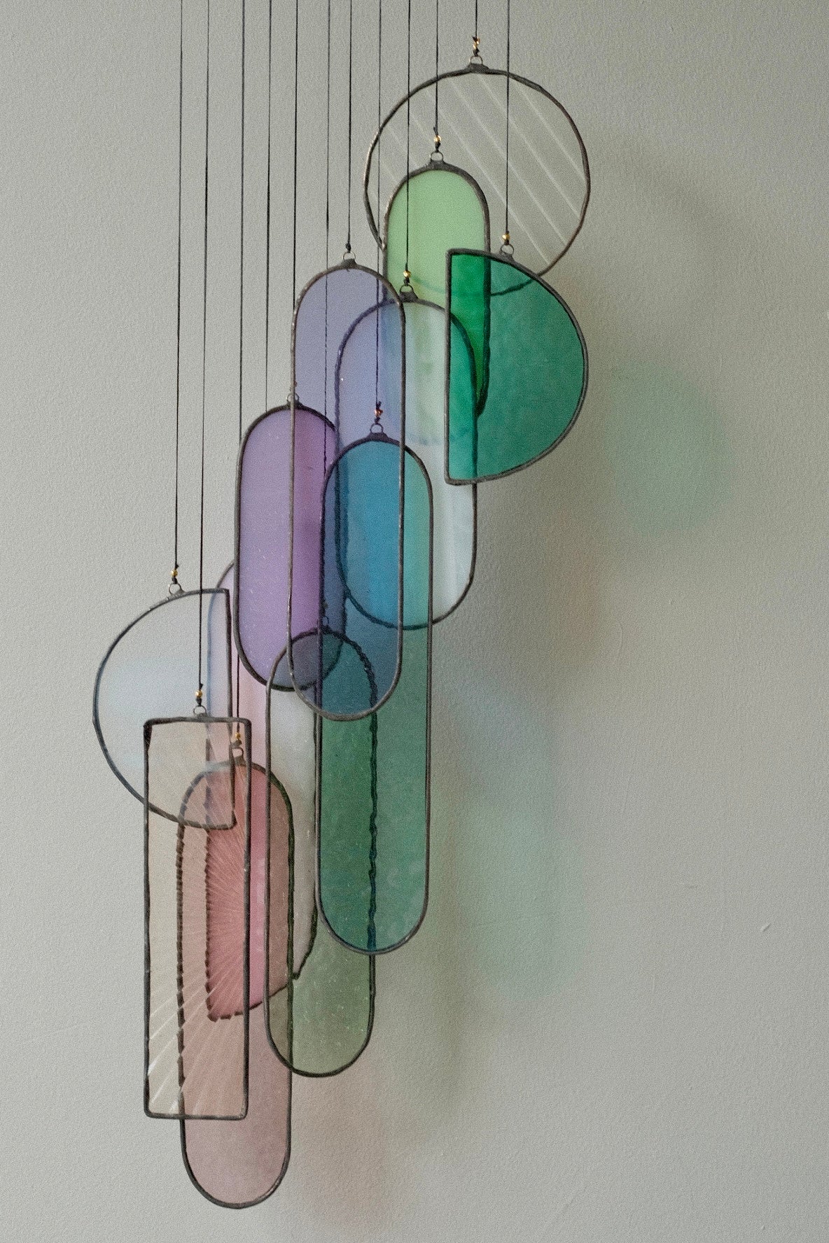 Pastel Stained Glass Sun Catcher