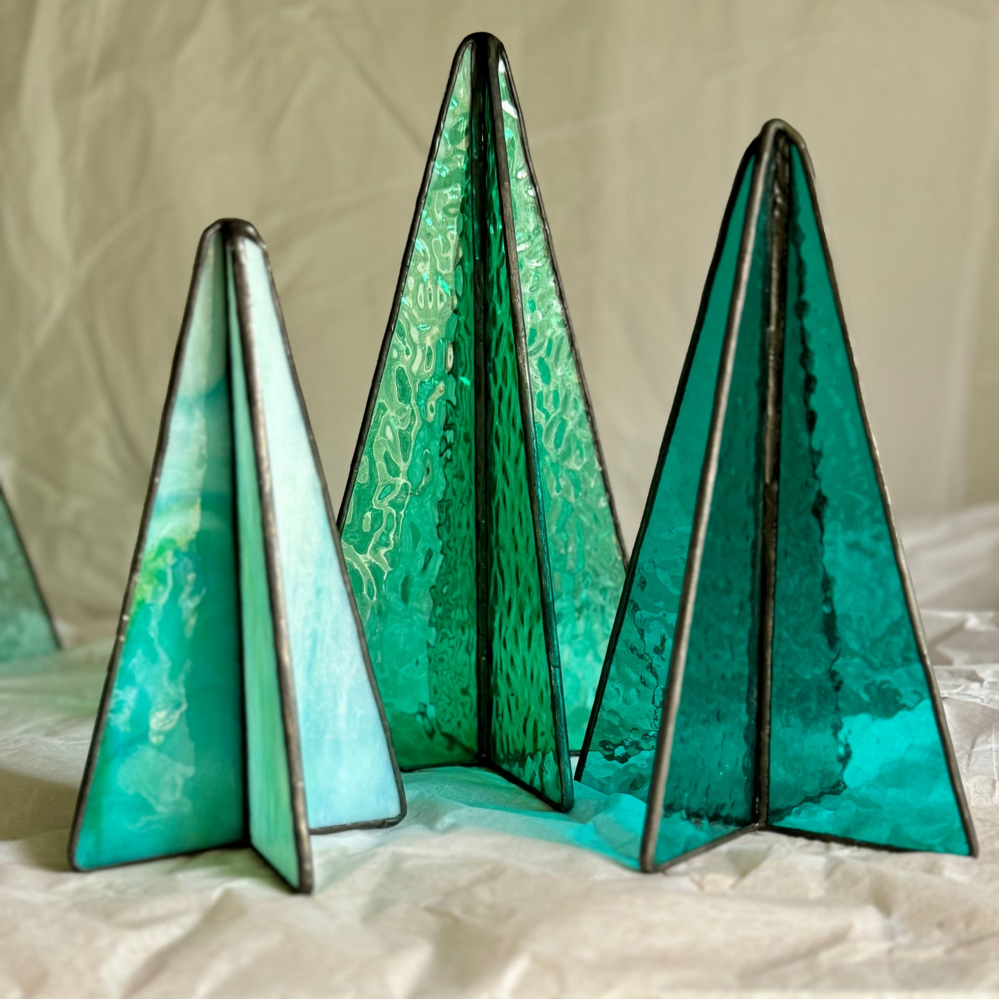 Sapin Trees Set of Three Green