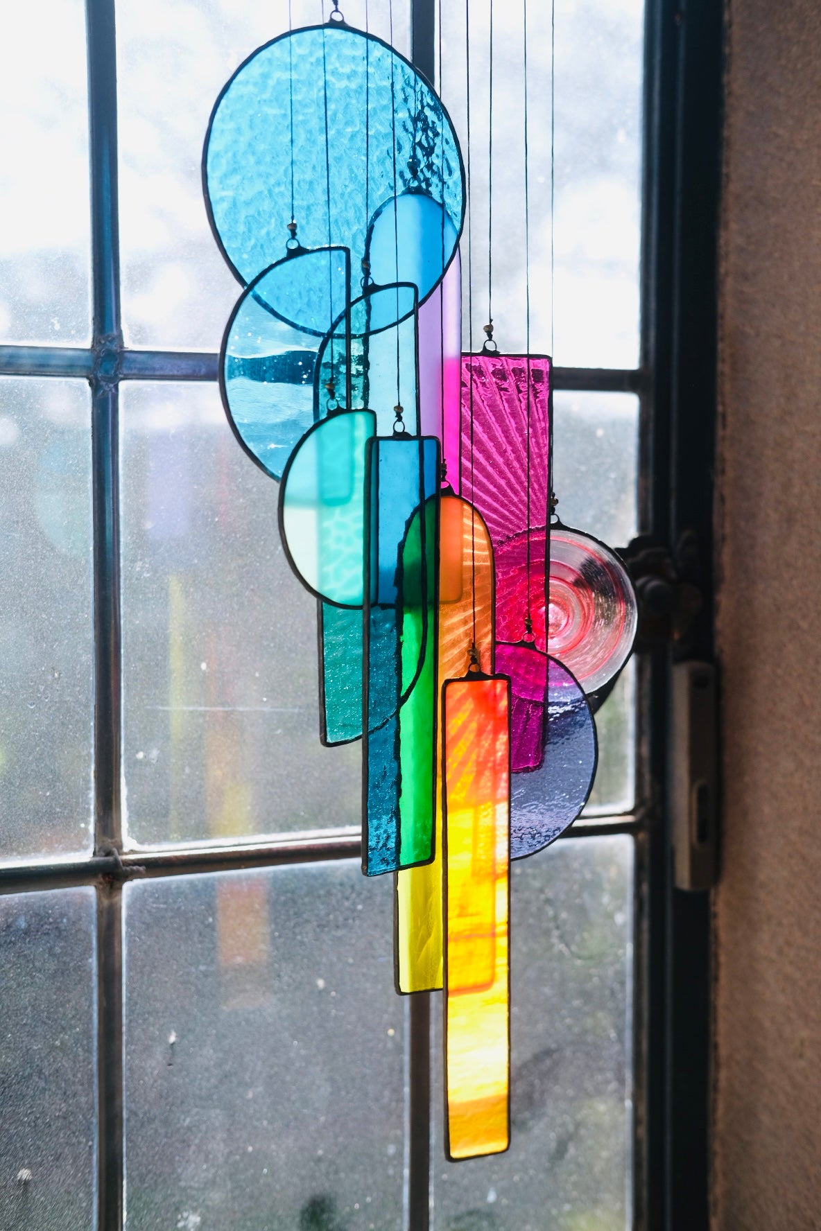 Fragments of Stained Glass Artwork