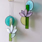 Mini Purple Lotus Glass Sun Catcher