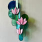 Pink Lotus Stained Glass Sun Catcher
