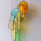 Autumn 2 Stained Glass Hanging Sculpture