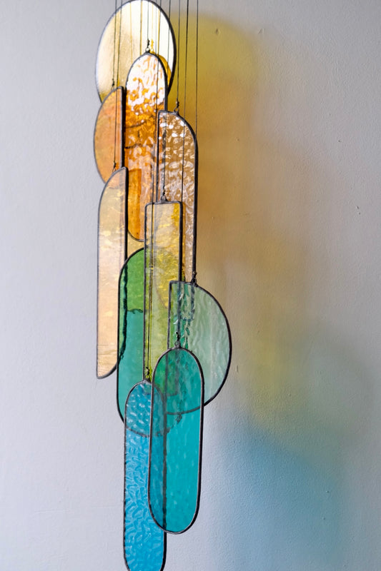 Autumn 1 Stained Glass Hanging Sculpture