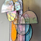 Iridescent Sunset Stained Glass Sun Catcher