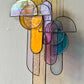 Iridescent Sunset Stained Glass Sun Catcher