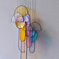Iridescent Sunset Stained Glass Sun Catcher